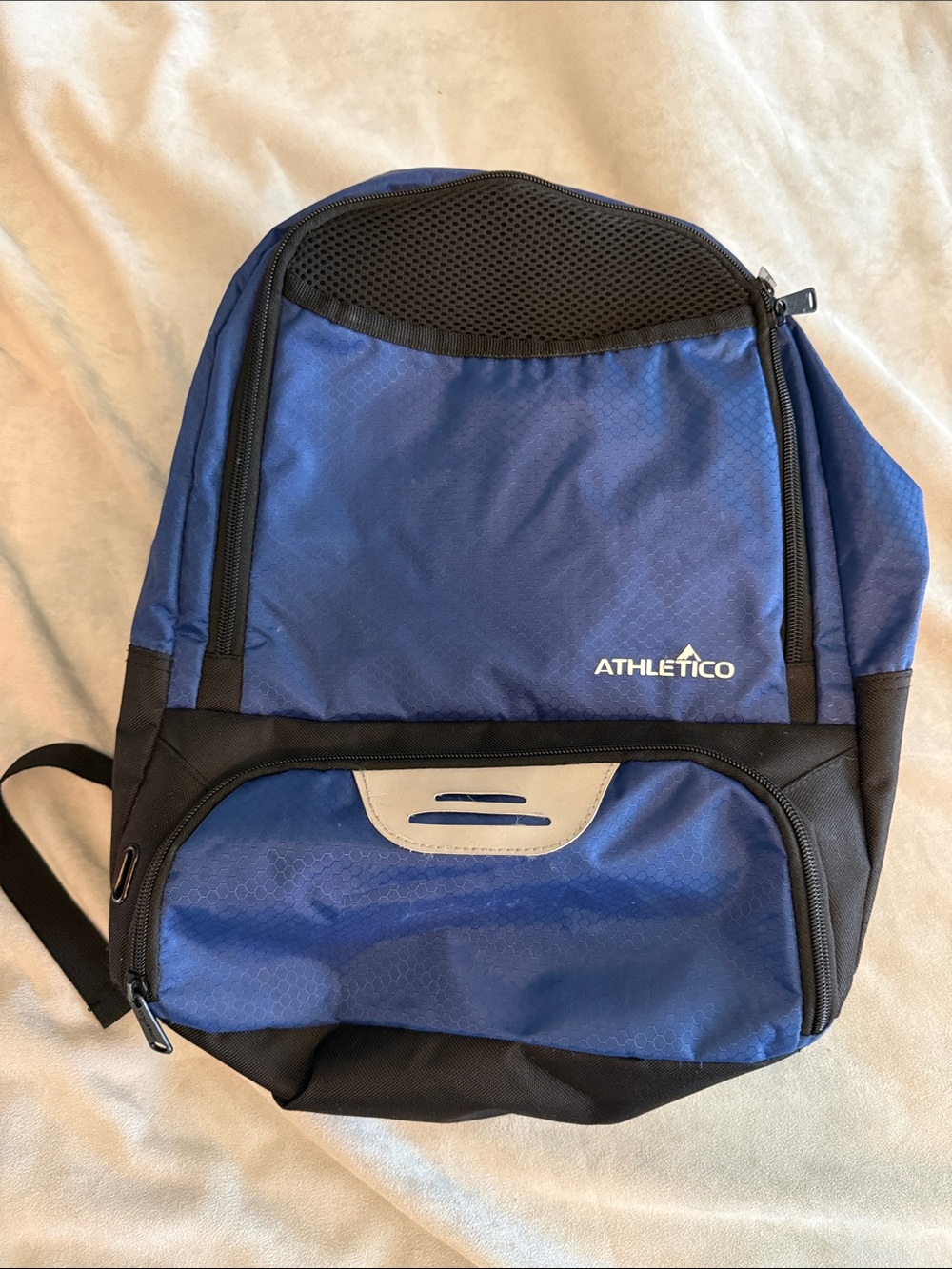 Athletico Blue and Black Soccer Backpack